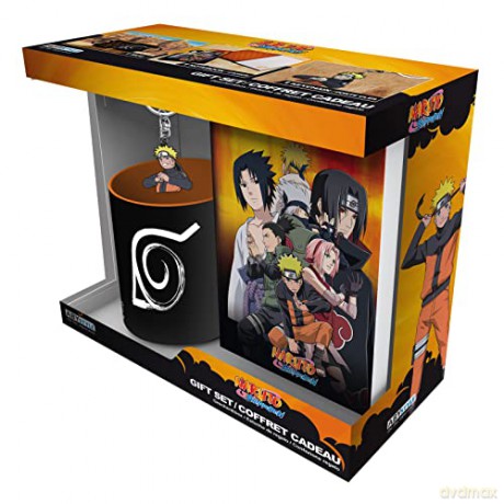 NARUTO SHIPPUDEN - Pck Kubek320ml + Keyring PVC + Notebook Naruto