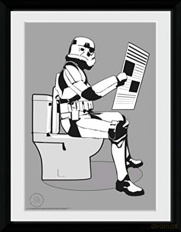 ORIGINAL STORMTROOPER - Framed print Storm Pooper (30x40)