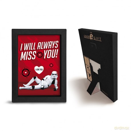 ORIGINAL STORMTROOPER - Kraft Frame - I WILL ALWAYS MISS YOU