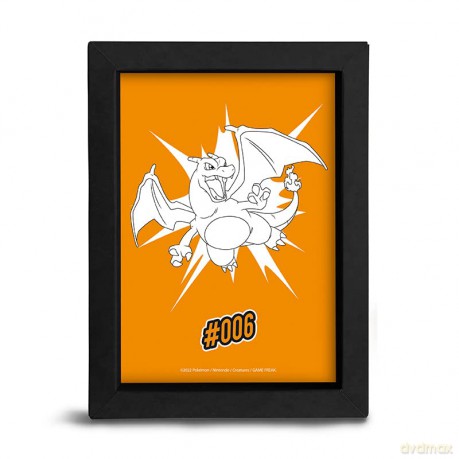 POKEMON - Frame Kraft 15*20 cm - POP Color - Charizard