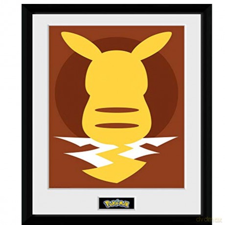 POKEMON - Plakat w ramie Pikachu Silhouette 25 (30x40)
