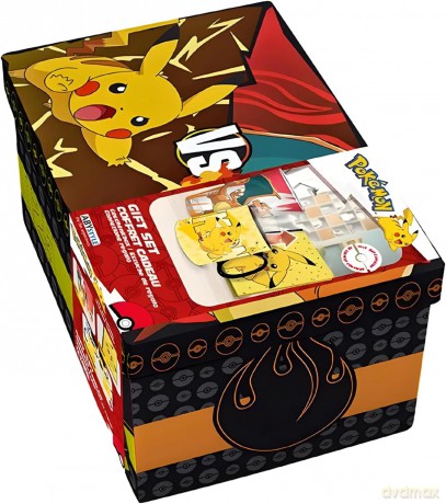 POKEMON - Pck premium Large Glass + Kubek HC + notebook Pikachu