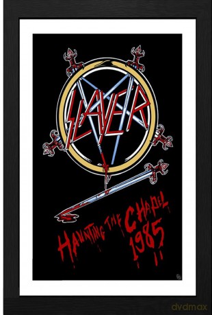 SLAYER - Framed print Haunting the Chapel (30x40)