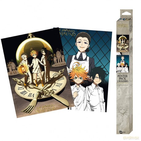 THE PROMISED NEVERLAND - Set 2 Chibi Plakats - Series 1 (52x38)