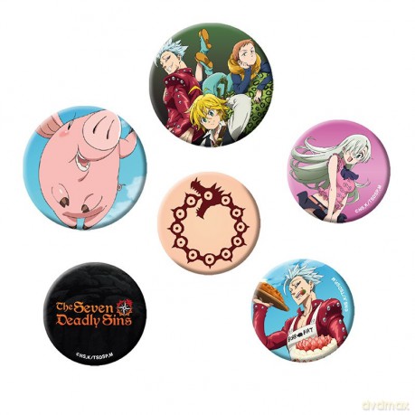 THE SEVEN DEADLY SINS - Przypinka Pack - Mix
