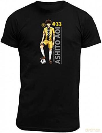 AO ASHI - Tshirt Ashito Aoi #33 man SS black - basic