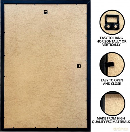 GBEYE - MDF Oak Frame - 60 x 80 cm