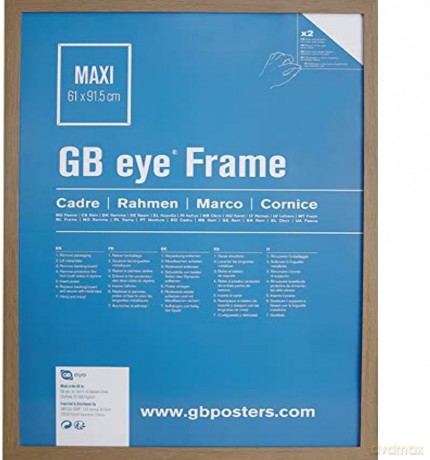 GBEYE - MDF Oak Frame - Maxi - 61 x 91.5cm