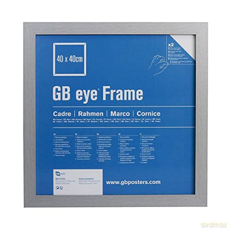 GBEYE - MDF Silver Frame - 40 x 40 cm