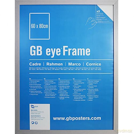 GBEYE - MDF Silver Frame - 60 x 80 cm
