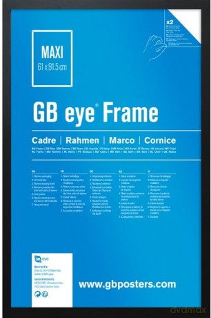 GBEYE - MDF Silver Frame - Maxi - 61 x 91.5cm
