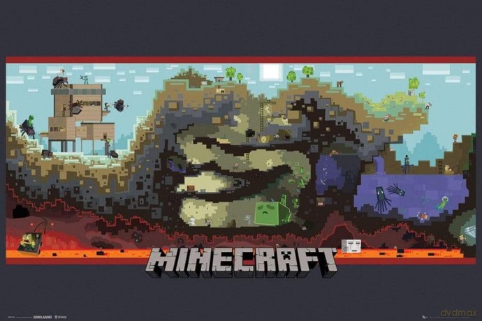 MINECRAFT - Plakat Underground (91.5x61)