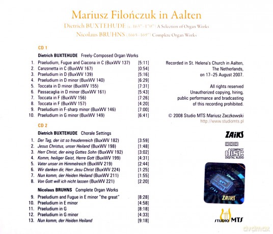 Mariusz Filończuk: Mariusz Filończuk in Aalten [2CD]