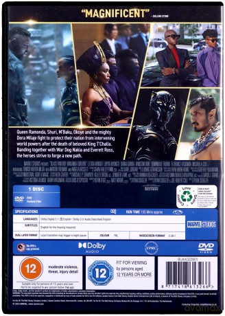 Black Panther: Wakanda Forever (Czarna Pantera: Wakanda w moim sercu) [DVD]