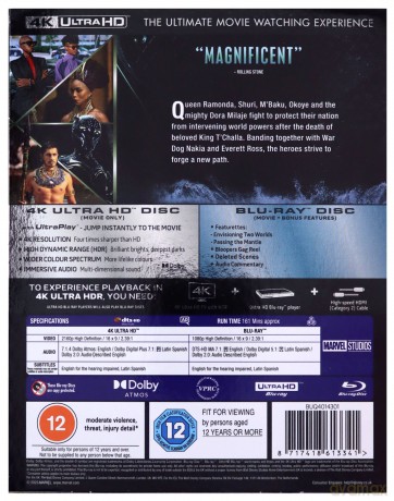 Black Panther: Wakanda Forever (Czarna Pantera: Wakanda w moim sercu) [Blu-Ray 4K]+[Blu-Ray]