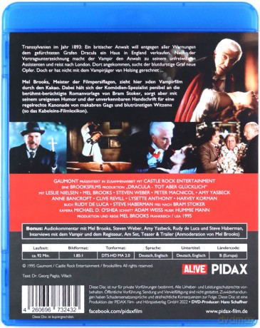 Dracula: Dead and Loving It (Dracula: Wampiry bez zębów) [Blu-Ray]
