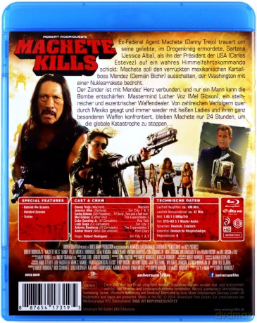 Machete Kills (Maczeta zabija) [Blu-Ray]