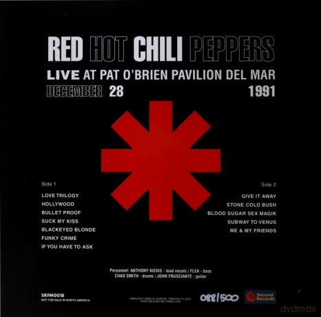 Red Hot Chili Peppers: At Pat O Brien Pavilion Del Mar (White/Red Splatter) [Winyl]