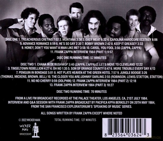 Frank Zappa: At The Palace [2CD]