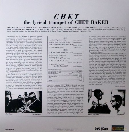 Chet Baker: Chet (Clear/White Splatter) [Winyl]