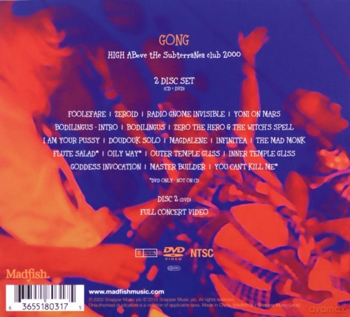 Gong: High Above The Subterranea Club 2000 [2CD]