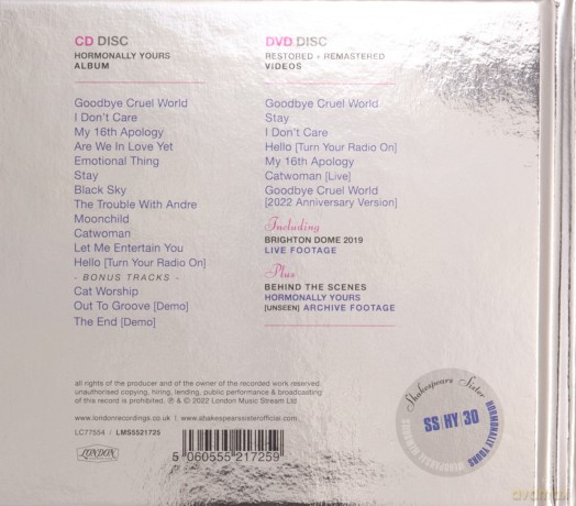 Shakespears Sister: Hormonally Yours [2CD]