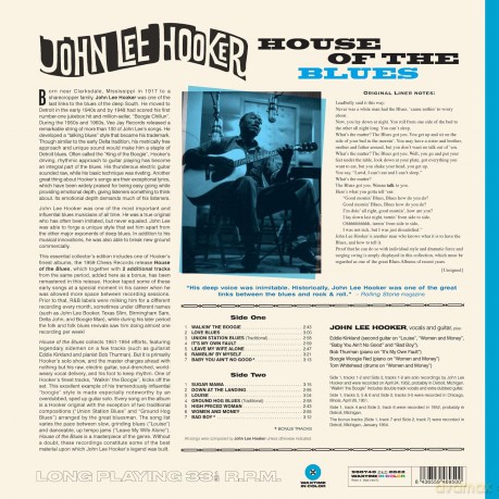 John Lee Hooker: House Of The Blues (+2 Bonus Tracks) (Limited Blue) [Winyl]