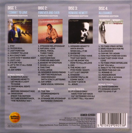 Howard Hewett: Im For Real - The Elektra Recordings 1986-1992 [4CD]