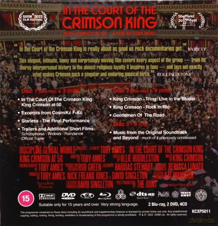King Crimson: In The Court Of The Crimson King - King Crimson At 50 [8CD]