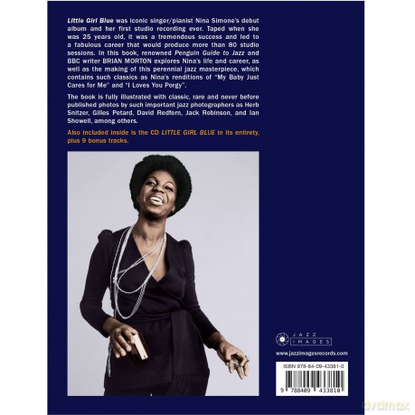 Nina Simone: Little Gil Blue By Brian Morton (Deluxe Hard-Cover 88-Page Book) [CD]
