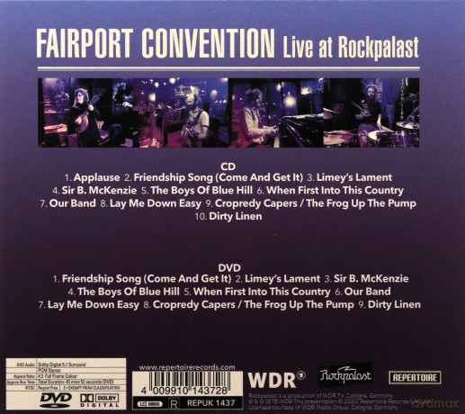 Fairport Convention: Live At Rockpalast [2CD]