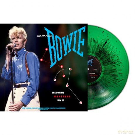 David Bowie: Live At The Forum Montreal 1983 (Green/Black Splatter) [Winyl]