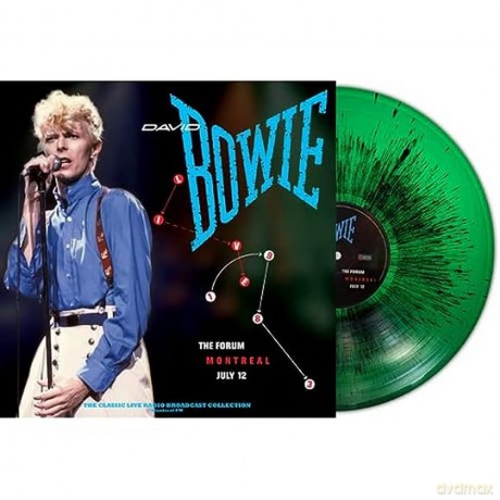 David Bowie: Live At The Forum Montreal 1983 (Green/Black Splatter) [Winyl]