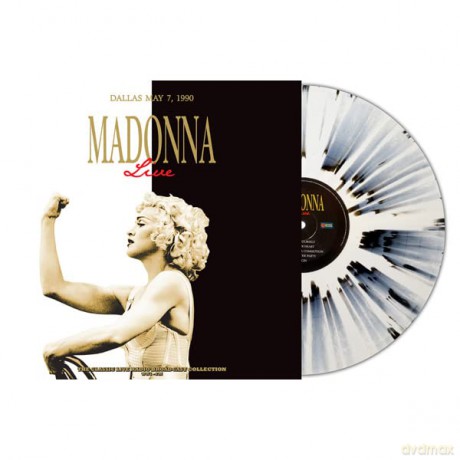 Madonna: Live In Dallas 1990 (White/Black Splatter) [Winyl]