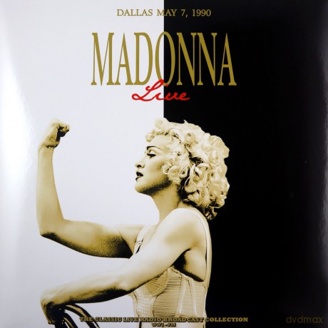 Madonna: Live In Dallas 1990 (White/Black Splatter) [Winyl]