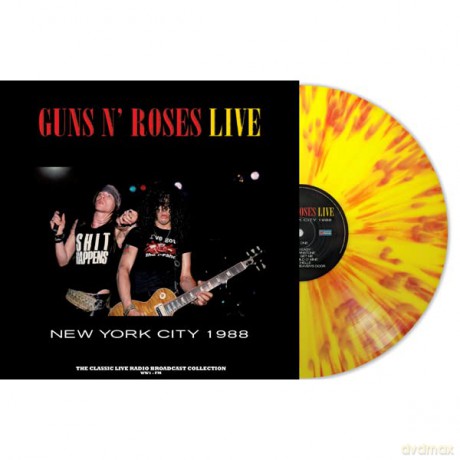 Guns'N'Roses: Live In New York City 1988 (Yellow/Red Splatter) [Winyl]