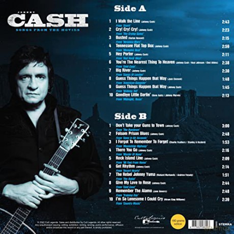 Johnny Cash: Songs From The Movies [Winyl]