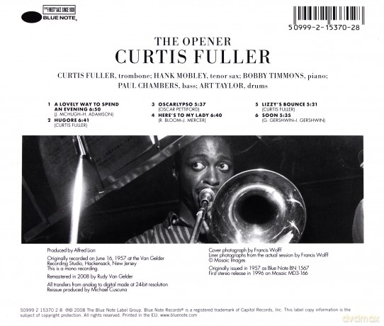 Curtis Fuller: The Opener (RVG) [CD]