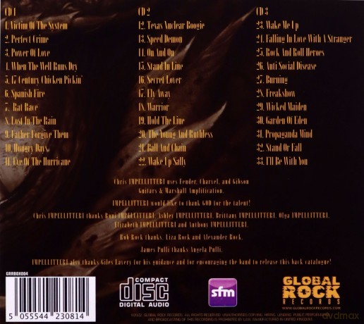 Impellitteri: Wake The Beast - The Impellitteri Anthology [3CD]