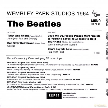 Beatles: Wembley Park Studios 1964 EP [Winyl]
