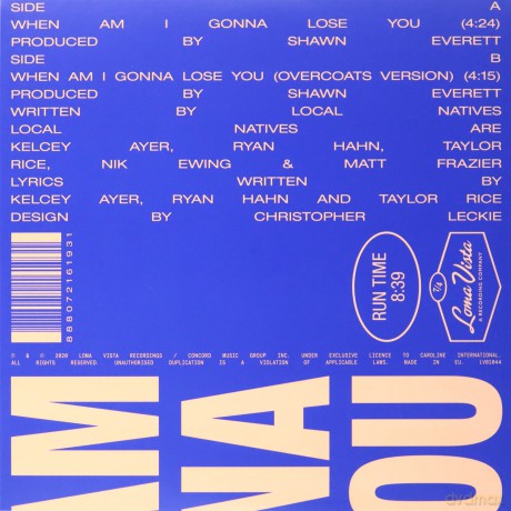 Local Natives: When Am I Gonna Lose You (RSD 2020) [Winyl]