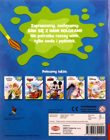 Disney Stitch Maluj wodą MW-9119 - Opracowanie zbiorowe [KSIĄŻKA]