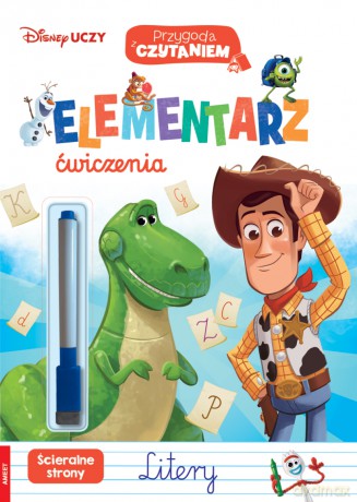 Disney uczy Elementarz ćwiczenia Litery USL-9302 - Opracowanie zbiorowe [KSIĄŻKA]