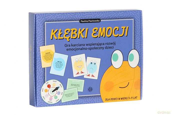 Gra Kłębki emocji karciana wspierająca rozwój emocjonalno-społeczny dzieci - Paulina Pawłowska [KSIĄŻKA]