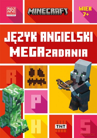 Język angielski. Megazadania 7+. Minecraft - Jon Goulding, Dan Whitehead [KSIĄŻKA]