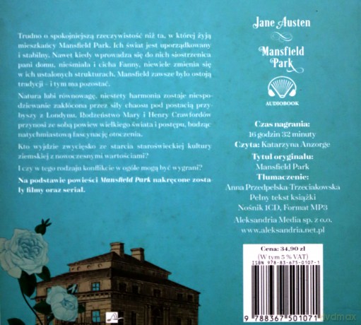 Mansfield Park - Jane Austen [AUDIOBOOK]