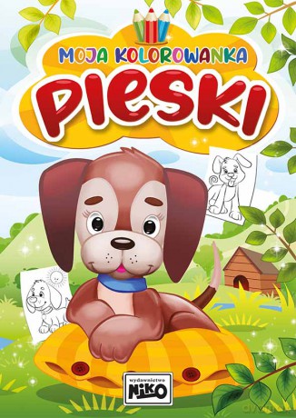 Pieski. Moja kolorowanka - Artur Rajch [KSIĄŻKA]