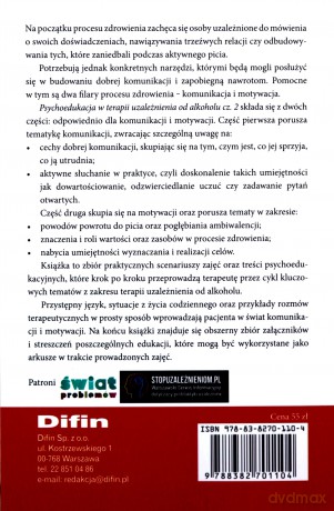 Psychoedukacja w terapii uzależnienia od alkoholu. Scenariusze zajęć. Część 2. Komunikacja i motywacja - Robert Modrzyński, Anna Mańkowska [KSIĄŻKA]