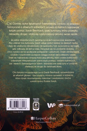 Sarah Bernhardt. Niezrównana aktorka - C.W. Gortner [KSIĄŻKA]