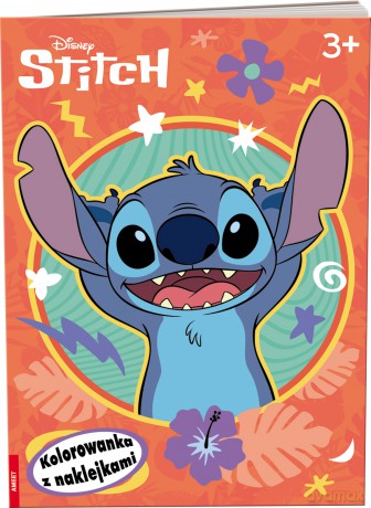 Stitch Kolorowanka z naklejkami NA-9129 - Opracowanie zbiorowe [KSIĄŻKA]